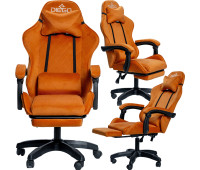 Кресло геймерське DIEGO ALCANTARA PRO Orange
