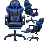 Кресло геймерское DIEGO AERO Чорний-Синій