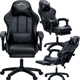Кресло геймерское DIEGO AERO Full Black