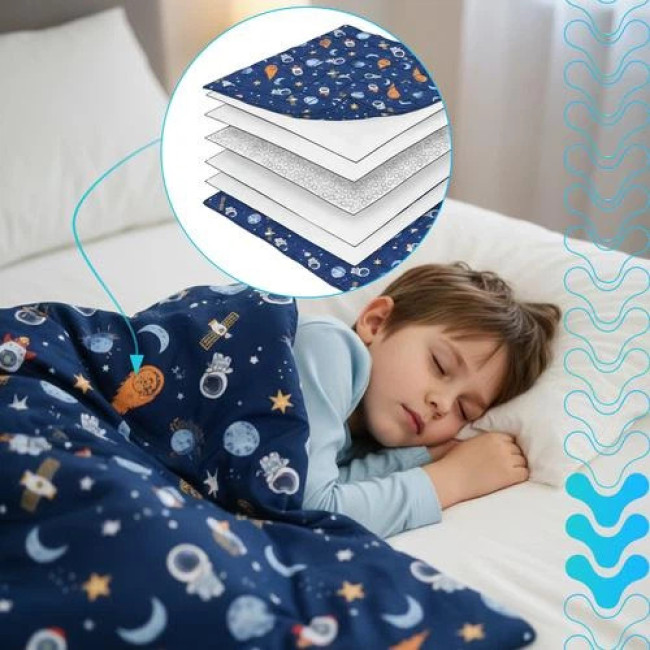 Ковдра обтяжена гравітаційна 100×150 см, 4 кг Isomedix 26897/n