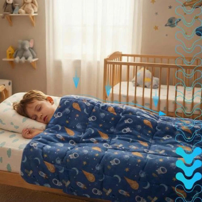 Ковдра обтяжена гравітаційна 100×150 см, 4 кг Isomedix 26897/n