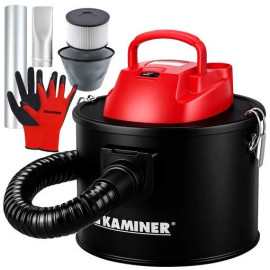 Пилосос для каміна і золи Kaminer 26240 10л 800Вт металевий для прибирання попелу