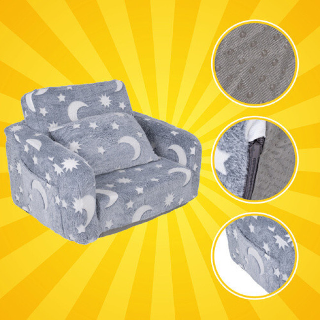 Дитяче крісло Kruzzel 26381 з регульованим нахилом спинки