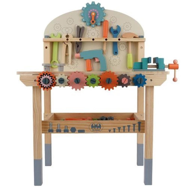Детська майстерня з дерев'яними інструментами 3в1 Kruzzel 26546