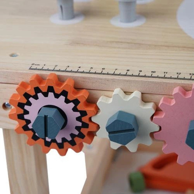 Детська майстерня з дерев'яними інструментами 3в1 Kruzzel 26546