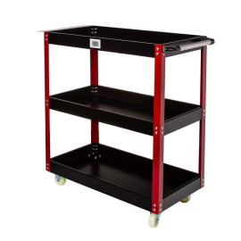 Тележка для инструментов Mar-Pol с тремя полками и навесным лотком для отверток 79 x 36.5 ? 81 см (M66605)