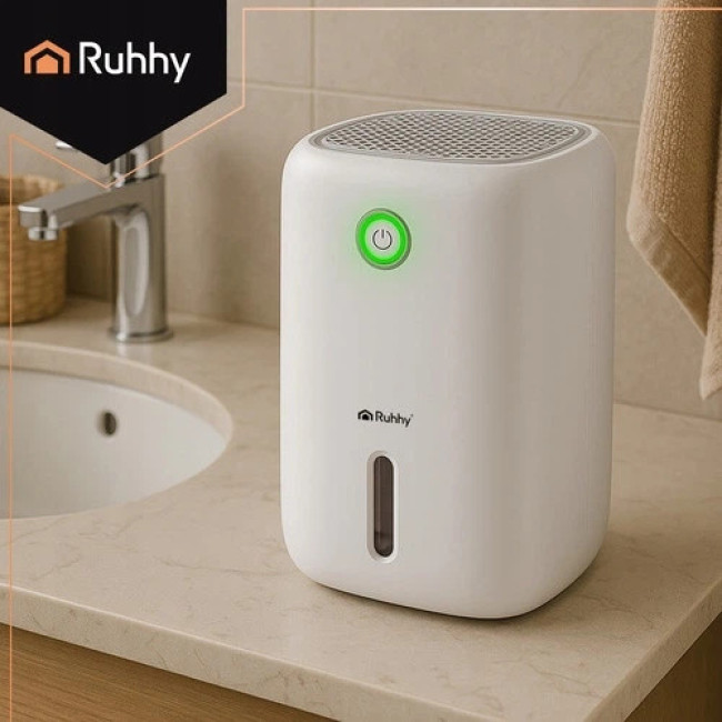 Осушувач повітря, поглинач вологи RUHHY 22.5 Вт 800 мл 330 мл в день Білий (26829)