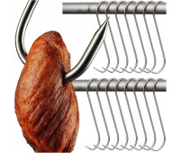 Крюки для копчення м'яса S-образная форма 15 шт Kaminer (25553)
