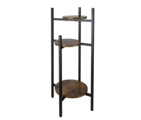 Подставка для цветов металлическая 3-х уровневая 80см Ruhhy 25627