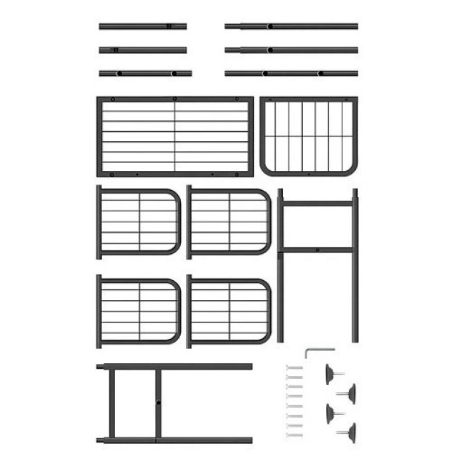 Подставка для цветов Ruhhy 26040 106см металлическая этажерка для комнатных растений