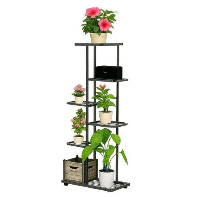 Подставка для цветов Ruhhy 26040 106см металлическая этажерка для комнатных растений