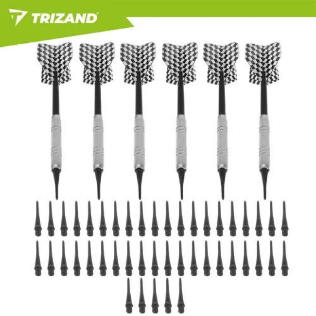 Электронный щит для игры в дартс LED 27 игр 243 варианта Trizand (27046)