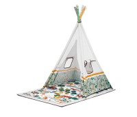 Развивающий коврик-палатка Вигвам 3в1 Kinderkraft Little Gardener