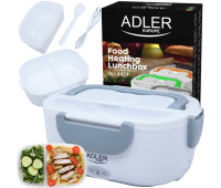 Ланчбокс з підігрівом Adler AD 4474 Grey 1,1 л, для авто і дому