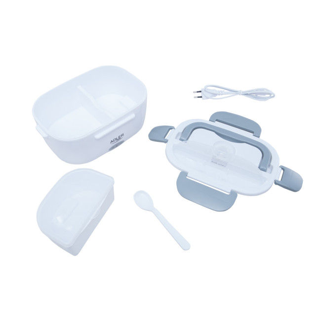 Ланчбокс з підігрівом Adler AD 4474 Grey 1,1 л, для авто і дому