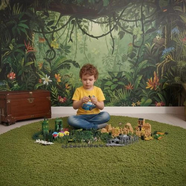 Ігровий набір військова база, 300ел. Iso Trade 26334