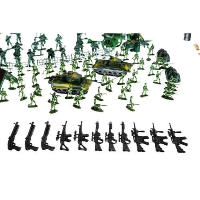 Ігровий набір військова база, 300ел. Iso Trade 26334