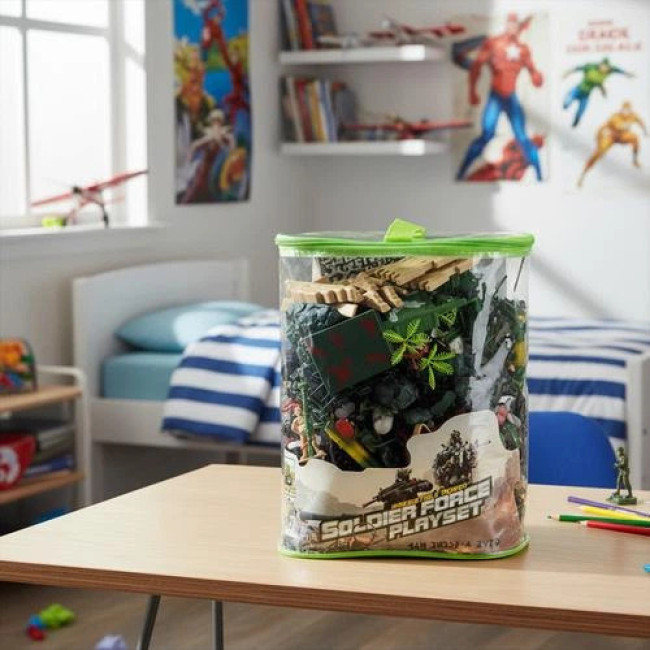 Ігровий набір військова база, 300ел. Iso Trade 26334