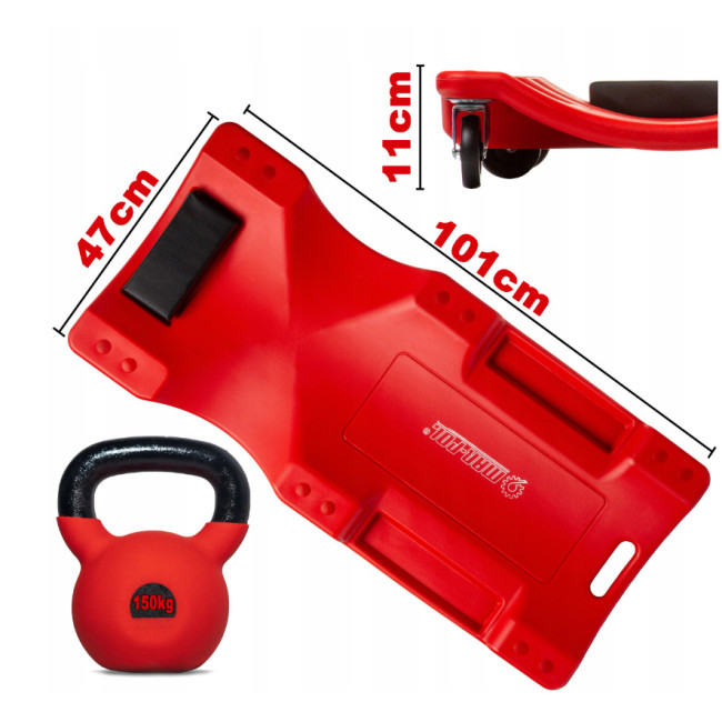 Лежак подкатной для авторемонта 150 кг Mar-Pol M80094A