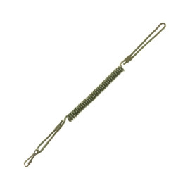 Тренчик-карабін Mil-Tec, шнур страховочний пружина Олива (16182501)