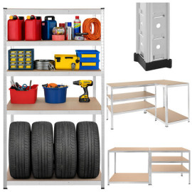 Металлический стеллаж Bigstren 27509 - 180?100?60 см, 5 полок, для гаража