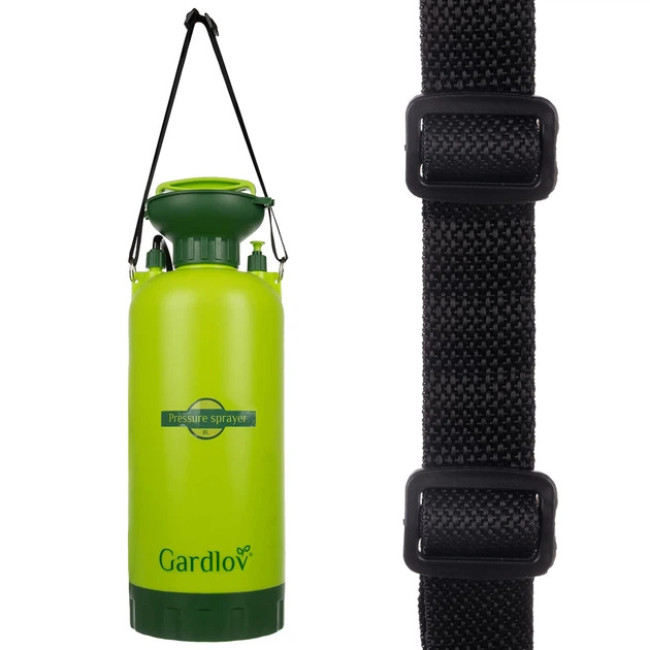 Опрыскиватель садовый ручной помповый Gardlov 8 л линная штанга + шланг 150 см (25430)