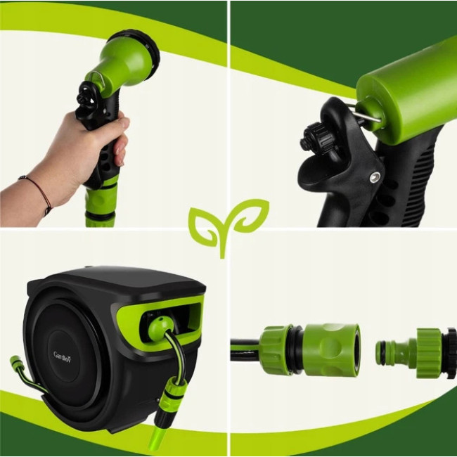 Шланг для полива на автоматической катушке Gardlov 1/2