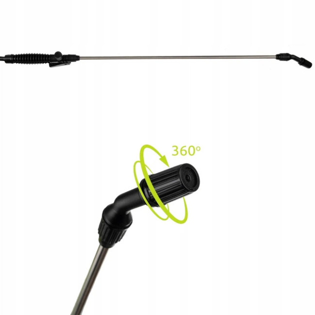 Опрыскиватель садовый помповый ранцевый Gardlov 16 л большой радиус, штанга + шланг 170 см (25569)