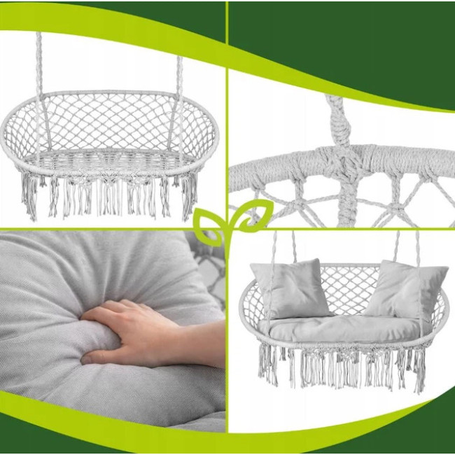 Двомісне підвісне крісло 