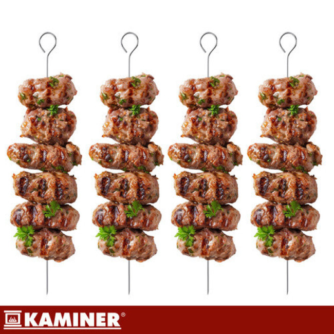 Набор инструментов для барбекю и гриля - набор из 9 аксессуаров + футляр Kaminer 27184