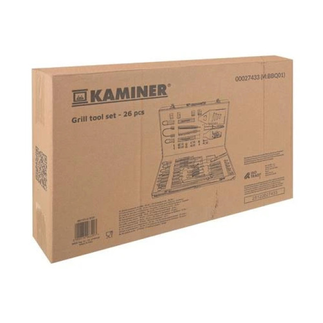 Набор инструментов для гриля, 26 шт. Kaminer 27433