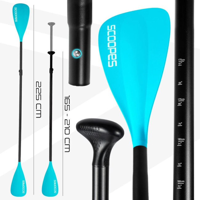 Надувна SUP дошка Scoopes Velo 320 см з веслом, сидінням, насосом та повним комплектом аксесуарів