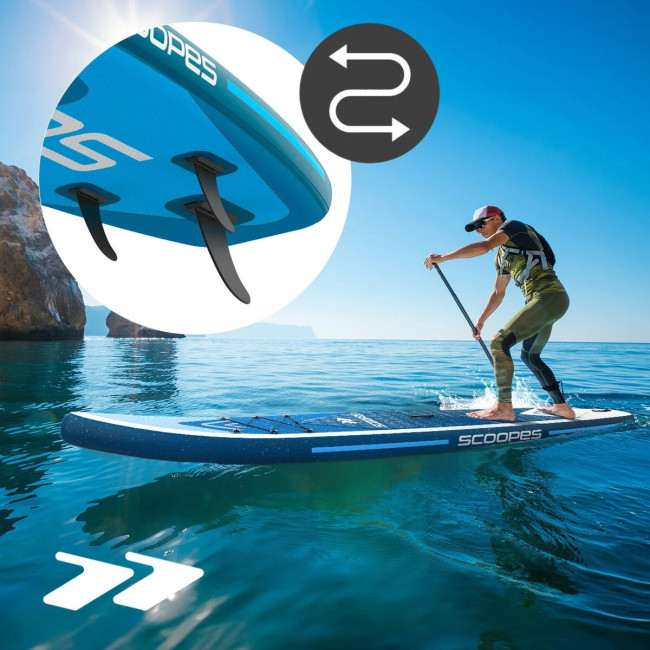 Надувна SUP дошка Scoopes Velo 320 см з веслом, сидінням, насосом та повним комплектом аксесуарів