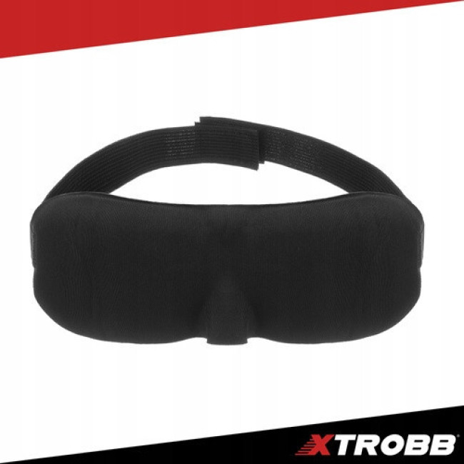 Дорожня подушка для шиї Xtrobb 26087 - піна з ефектом пам'яті, 3D, набір 4-в-1