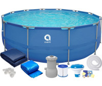 Каркасний басейн Avenli MAX (305 x 76 см) для дорослих і дітей, комплектація 17в1, Синій