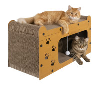 Кігтеточка для кота - багатоповерховий будиночок Purlov 27016/n
