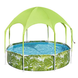 Басейн каркасний 244х51 з навісом Bestway 56432