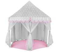 Дитячий сіро-рожевий намет Палац маленької принцеси Kruzzel 23476/n