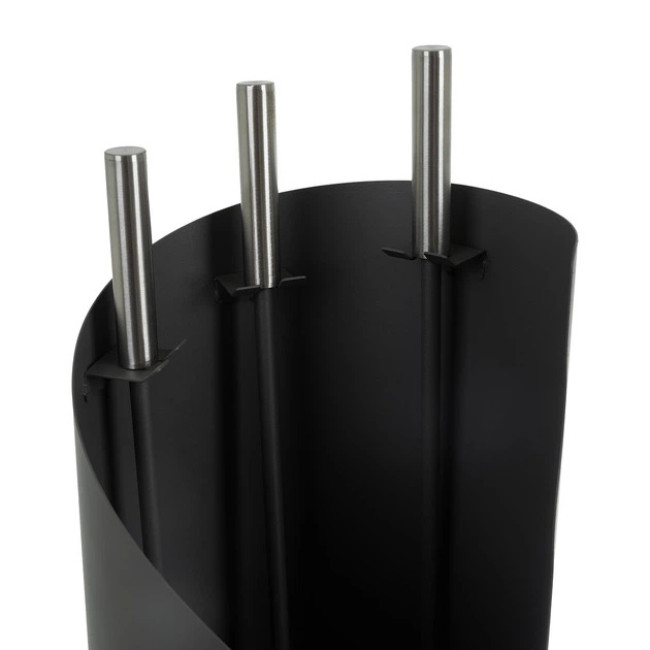 Каминный набор в стиле лофт Kaminer 23 х 60 см (25970)