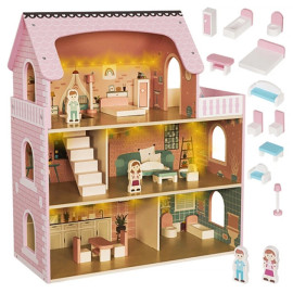 Деревянный кукольный домик Kruzzel 26364