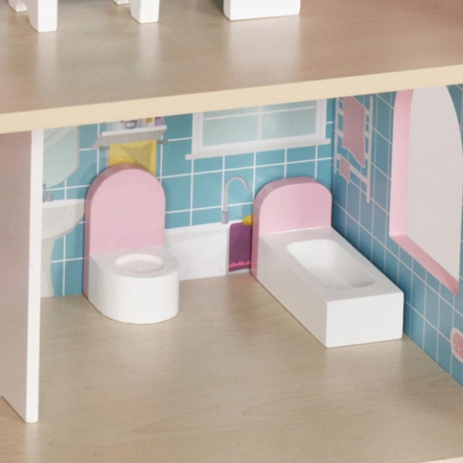 Деревянный кукольный домик Kruzzel 26364