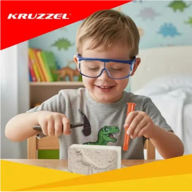 Детский игровой набор для раскопок динозавров 6 в 1 Kruzzel 26422