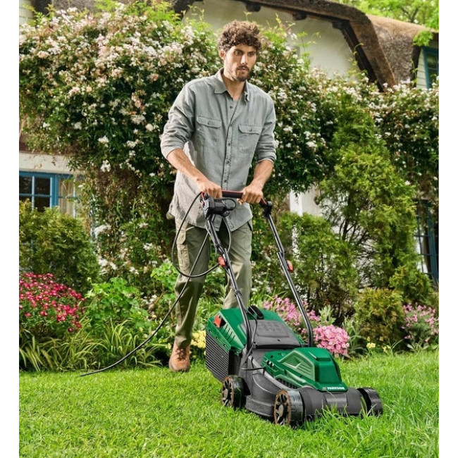 Електрична газонокосилка Parkside Модель 2025 1200 Вт 30 см 3500 об/хв