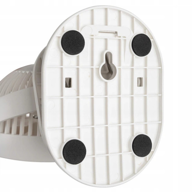 Аккумуляторный настольный вентилятор с зажимом Ruhhy 3в1 1200 мАч  18 x 16 x 13 см Белый (25566)