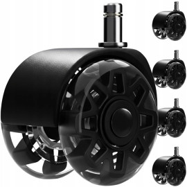 Бесшумные роликовые колеса на подшипниках Ruhhy 2.5