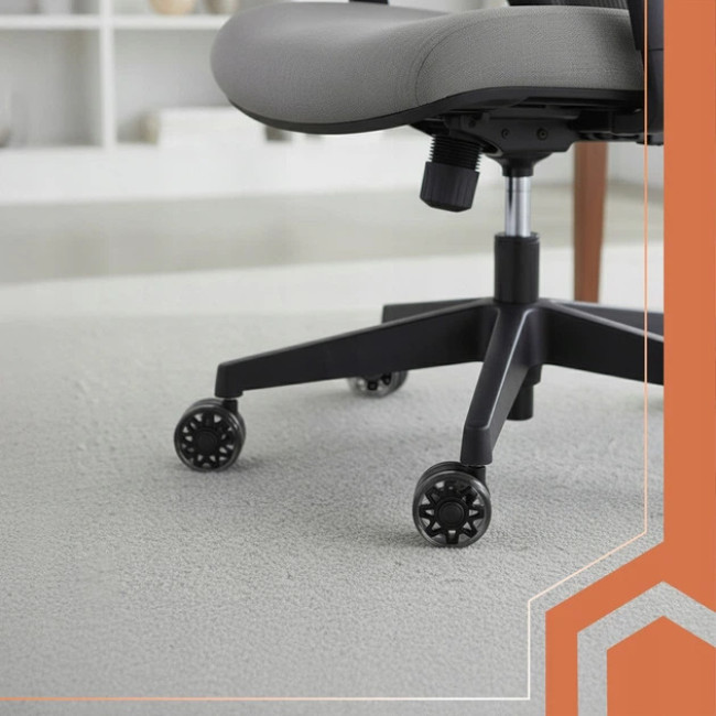 Бесшумные роликовые колеса на подшипниках Ruhhy 2.5