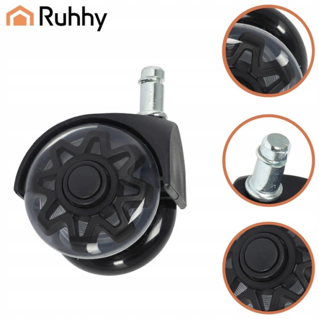 Бесшумные роликовые колеса на подшипниках Ruhhy 2.5