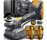 Виброприсоска для плитки + 2 аккумулятора 2Ач 21В Majster Pro (Польша)