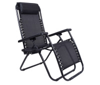 Кресло-шезлонг Hanert Hanert Lounge Zero Gravity Black