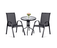 Комплект садовой мебели Hanert City Garden – стол и 2 стулья